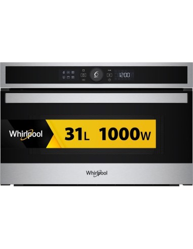 Whirlpool WMD4I4MX Microonde con grill, inox, Display Lcd 6°Senso, Crisp, 31 Lt
