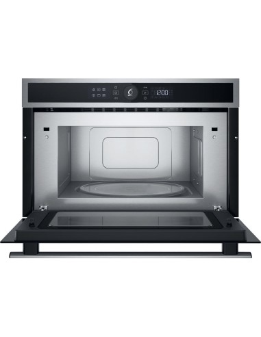 Whirlpool WMD4I4MX Microonde con grill, inox, Display Lcd 6°Senso, Crisp, 31 Lt