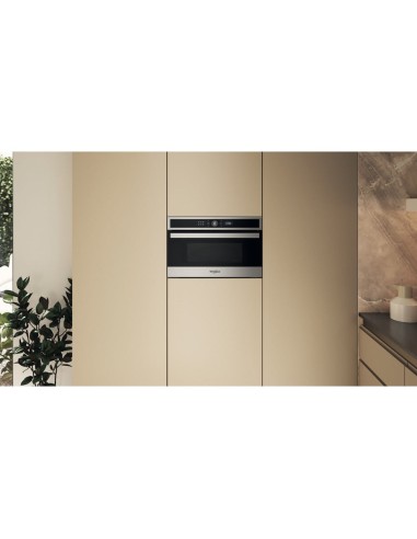 Whirlpool WMD4I4MX Microonde con grill, inox, Display Lcd 6°Senso, Crisp, 31 Lt