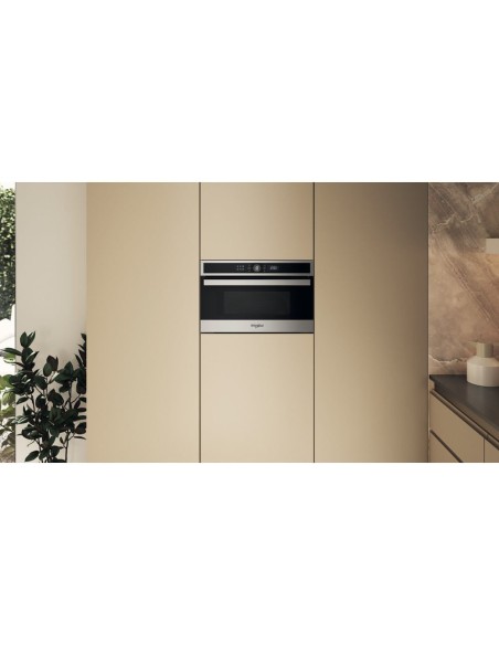 Whirlpool WMD4I4MX Microonde con grill, inox, Display Lcd 6°Senso, Crisp, 31 Lt