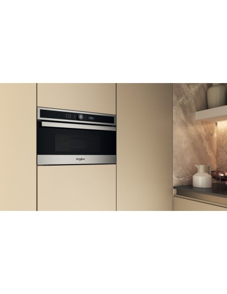 Whirlpool WMD4I4MX Microonde con grill, inox, Display Lcd 6°Senso, Crisp, 31 Lt