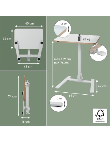 Leitz 65880001 leggio Bianco