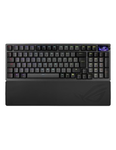 ASUS ROG Azoth 96 HE tastiera Gaming USB + RF Wireless + Bluetooth Nero