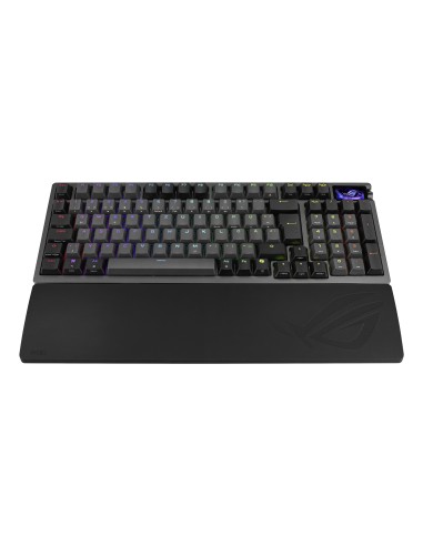 ASUS ROG Azoth 96 HE tastiera Gaming USB + RF Wireless + Bluetooth Nero