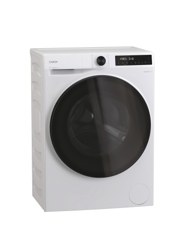 Candy ProWash 550, Lavatrice Carica Frontale 9 KG, 20% più efficente della classe A, 1400 giri, Bianco, Inverter, Vapore,