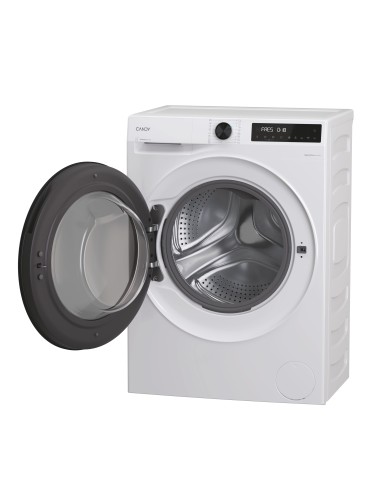 Candy ProWash 550, Lavatrice Carica Frontale 9 KG, 20% più efficente della classe A, 1400 giri, Bianco, Inverter, Vapore,