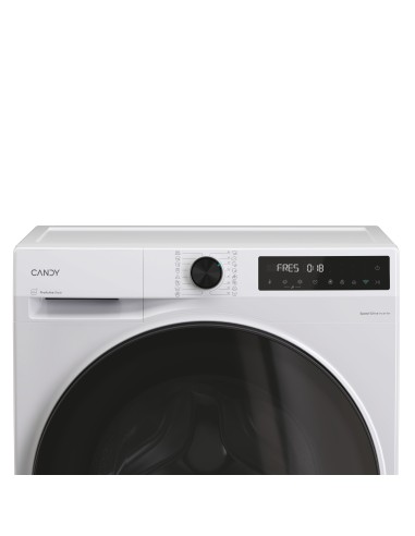 Candy ProWash 550, Lavatrice Carica Frontale 9 KG, 20% più efficente della classe A, 1400 giri, Bianco, Inverter, Vapore,
