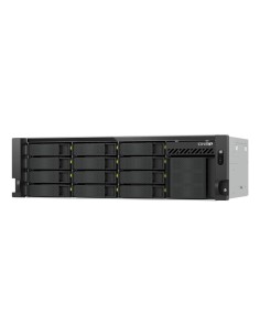 QNAP TS-H1655XEU-RP Server di archiviazione Armadio (3U) Intel Atom® C5125 8 GB DDR4 0 TB QuTS hero Nero, Grigio