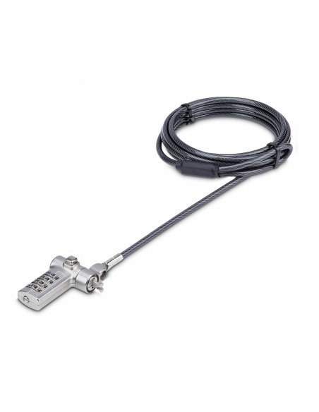StarTech.com Confezione da 25 cavi di sicurezza universali per notebook da 2m, compatibili con Noble Wedge® Nano K-Slot, cavo a