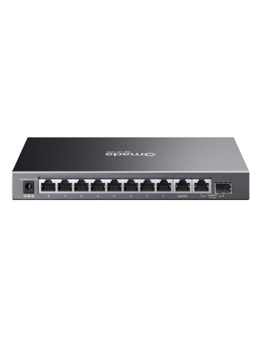 TP-Link Omada ES210GP switch di rete Gestito L2 Gigabit Ethernet (10 100 1000) Supporto Power over Ethernet (PoE) DIN rail Nero