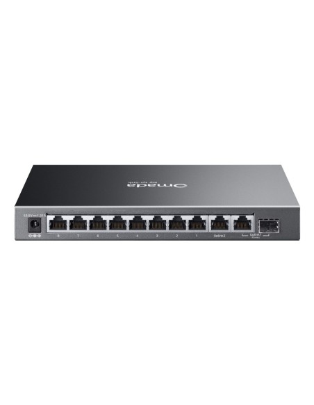 TP-Link Omada ES210GP switch di rete Gestito L2 Gigabit Ethernet (10 100 1000) Supporto Power over Ethernet (PoE) DIN rail Nero