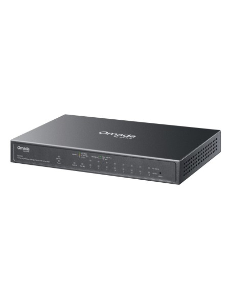 TP-Link Omada ES210GP switch di rete Gestito L2 Gigabit Ethernet (10 100 1000) Supporto Power over Ethernet (PoE) DIN rail Nero