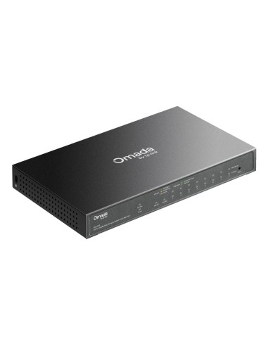 TP-Link Omada ES210GP switch di rete Gestito L2 Gigabit Ethernet (10 100 1000) Supporto Power over Ethernet (PoE) DIN rail Nero