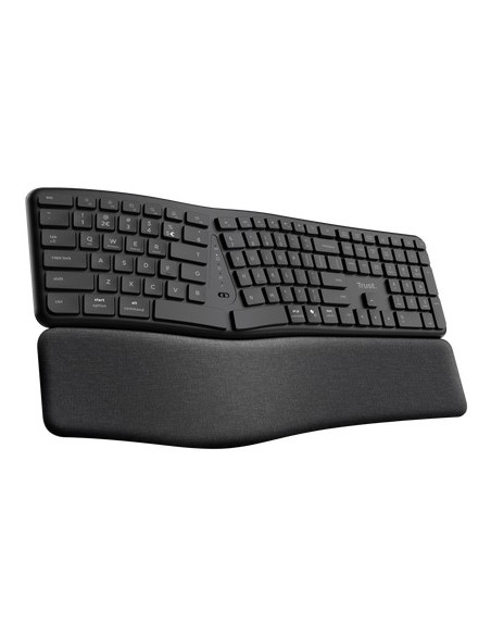 Trust Keyra Tastiera wireless multi-dispositivo ergonomica