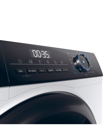 Haier I-Pro Series 3 I-Pro Serie 3, Lavatrice Carica Frontale 10 KG, 10% più efficente della classe A, 1400 giri, Bianco,