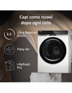 Haier Ultra X11, Asciugatrice 9 KG, Classe C, Bianco, Inverter, I-Refresh PRO, Wi-Fi, Smart AI, Ultra Reverse, HD90-A3Q397U1-S 2