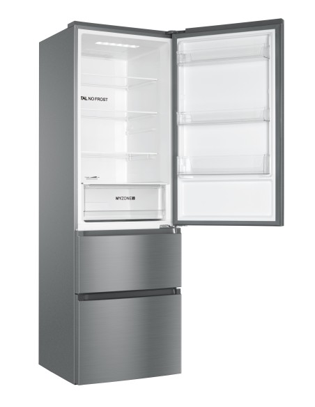 Haier 3D 60 Serie 3 HTR3619ENMN Libera installazione 348 L Argento