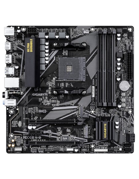 GIGABYTE B550M DS3H AC R2 Scheda madre - CPU AMD Ryzen 5000, VRM a 5+3 fasi, fino a 4733 MHz DDR4 (O.C.), 1x M.2 PCIe 4.0 + 1x
