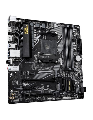 GIGABYTE B550M DS3H AC R2 Scheda madre - CPU AMD Ryzen 5000, VRM a 5+3 fasi, fino a 4733 MHz DDR4 (O.C.), 1x M.2 PCIe 4.0 + 1x