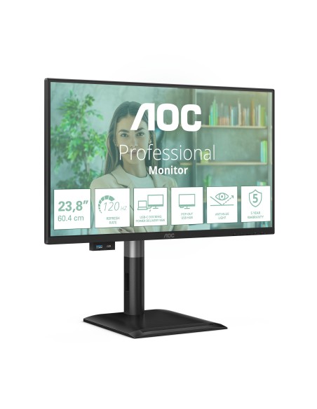 AOC 24P4CV Monitor PC 60,5 cm (23.8") 1920 x 1080 Pixel Full HD LED Nero