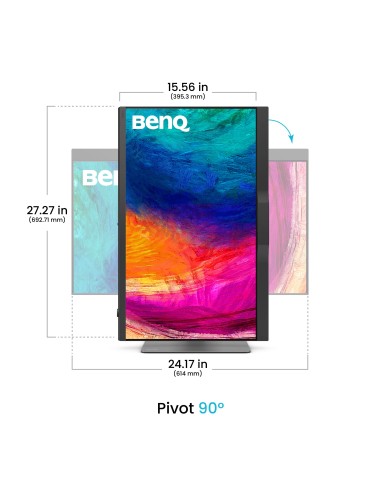 BenQ PD2770U Monitor PC 68,6 cm (27") 3840 x 2160 Pixel 4K Ultra HD LCD Nero