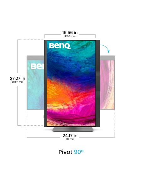 BenQ PD2770U Monitor PC 68,6 cm (27") 3840 x 2160 Pixel 4K Ultra HD LCD Nero