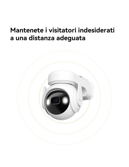 Imou Cell PT Kit - Telecamera da Esterno a batteria con risoluzione 2K (3MP), Rilevamento Movimento Umano, Visione Notturna a