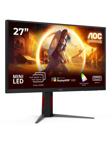 AOC G4 U27G4XM Monitor PC 68,6 cm (27") 3840 x 2160 Pixel 4K Ultra HD LED Nero, Rosso