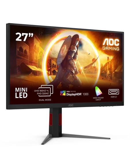 AOC G4 U27G4XM Monitor PC 68,6 cm (27") 3840 x 2160 Pixel 4K Ultra HD LED Nero, Rosso