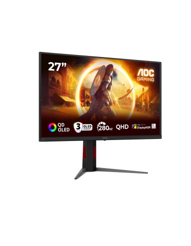 AOC G4 Q27G4ZD Monitor PC 68,6 cm (27") 2560 x 1440 Pixel Quad HD QD-OLED Nero, Rosso