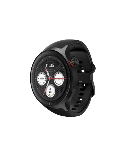 Motorola Moto Watch 3,63 cm (1.43") OLED 47 mm Digitale Touch screen Nero GPS (satellitare)