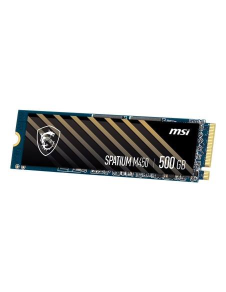 MSI Spatium M450 PCIe 4.0 NVMe M.2 500GB V1 PCI Express 4.0 3D NAND