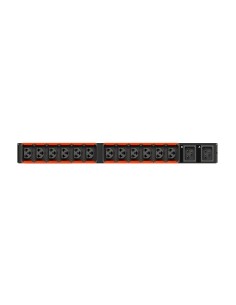Vertiv Geist AU01X1R0-12CF17-2C20C20A900-D unità di distribuzione dell'energia (PDU) 12 presa(e) AC 0U Nero 2