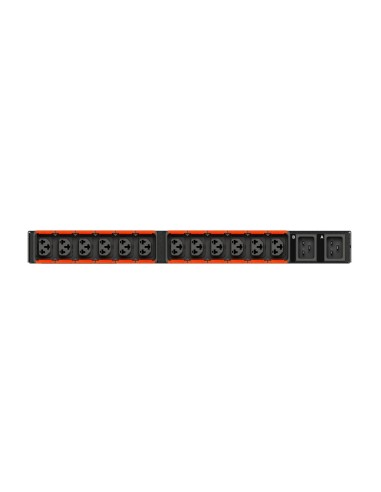 Vertiv Geist AU01X1R0-12CF17-2C20C20A900-D unità di distribuzione dell'energia (PDU) 12 presa(e) AC 0U Nero