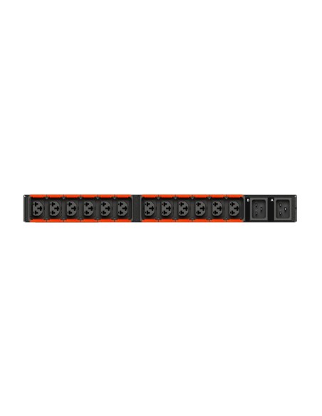 Vertiv Geist AU01X1R0-12CF17-2C20C20A900-D unità di distribuzione dell'energia (PDU) 12 presa(e) AC 0U Nero