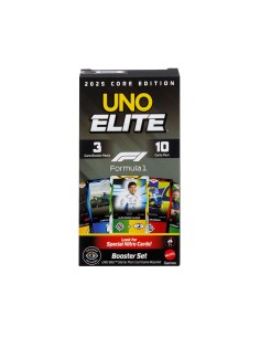 Games UNO Elite Formula 1 2025 Core Edition Espansione del gioco di carte Sostituzione