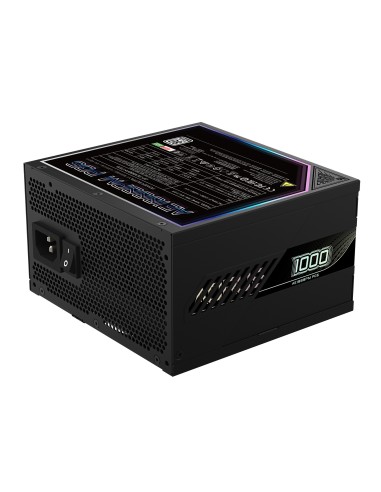 GIGABYTE AORUS ELITE P1000W ICE Alimentatore - PCIe 5.0, 80 PLUS Platinum, Design completamente modulare, Ventola da 120 mm,