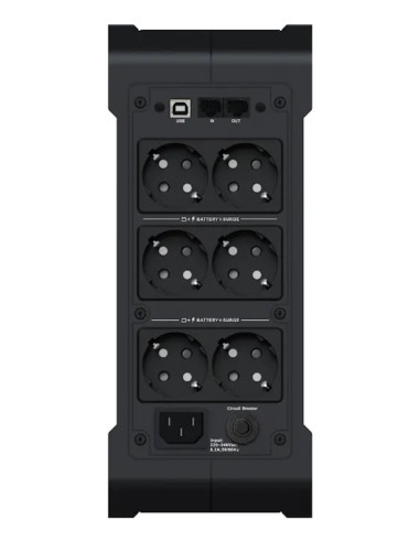 Vertiv PSA6-1600IT-SCH gruppo di continuità (UPS) A linea interattiva 1,6 kVA 1000 W 6 presa(e) AC