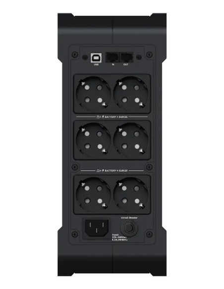 Vertiv PSA6-1600IT-SCH gruppo di continuità (UPS) A linea interattiva 1,6 kVA 1000 W 6 presa(e) AC