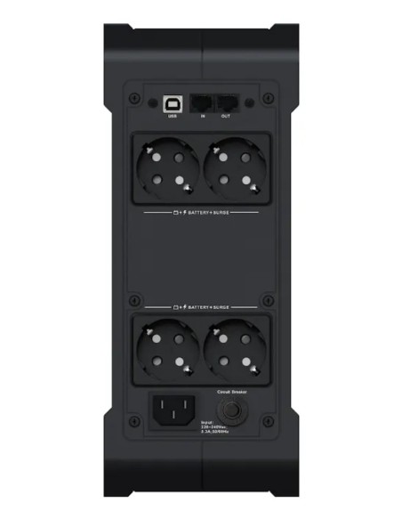 Vertiv PSA6-1000IT-SCH gruppo di continuità (UPS) A linea interattiva 1 kVA 625 W 4 presa(e) AC