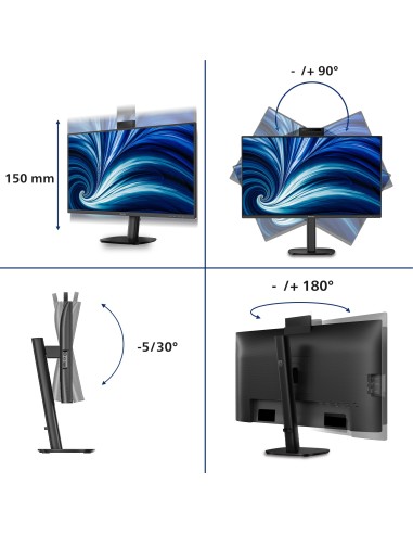 Philips 27B2N3500JH Monitor PC 68,6 cm (27") 2560 x 1440 Pixel Quad HD LCD Nero