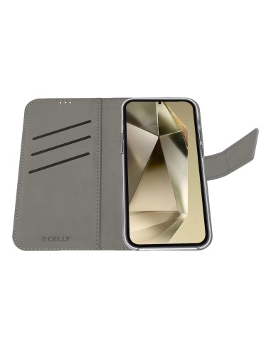 Celly WALLY1165 custodia per cellulare 17,5 cm (6.9") Custodia a borsellino Nero