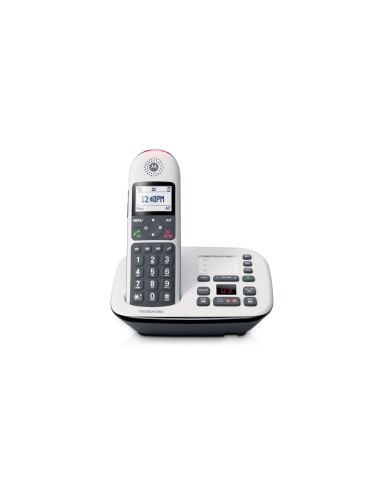 Motorola CD5011 Telefono intelligente Identificatore di chiamata Grigio, Argento