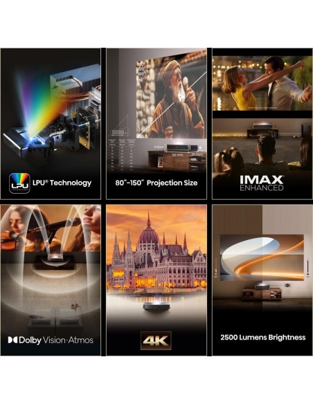 Hisense Laser Cinema 4K 80"-150"