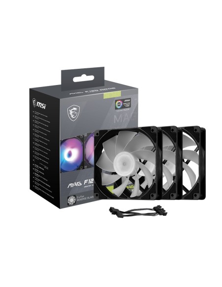 MSI MAG F120 ARGB x3 Case per computer Ventilatore 12 cm Nero 3 pz
