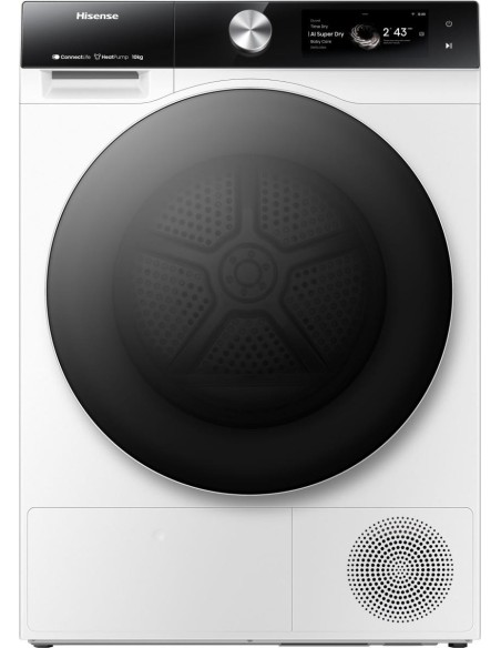 Hisense asciugatrice DH7S107BW 10 Kg Classe A+++ Ai super dry Porta reversibile WiFi