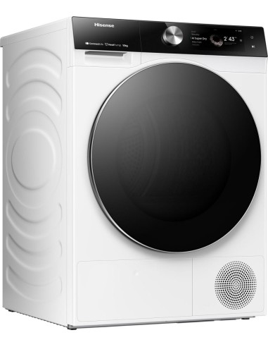 Hisense asciugatrice DH7S107BW 10 Kg Classe A+++ Ai super dry Porta reversibile WiFi