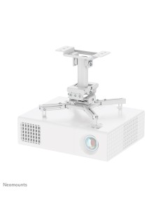 Neomounts CL25-530WH1 Supporto a soffitto beamer - alt. 25,5 cm - montaggio facile - mobilità completa