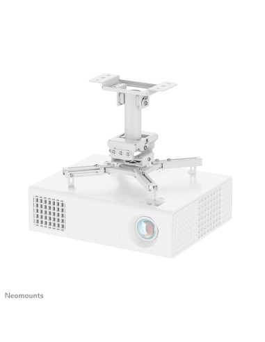 Neomounts CL25-530WH1 Supporto a soffitto beamer - alt. 25,5 cm - montaggio facile - mobilità completa
