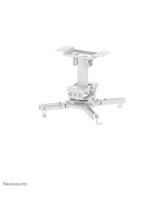 Neomounts CL25-530WH1 Supporto a soffitto beamer - alt. 25,5 cm - montaggio facile - mobilità completa 2